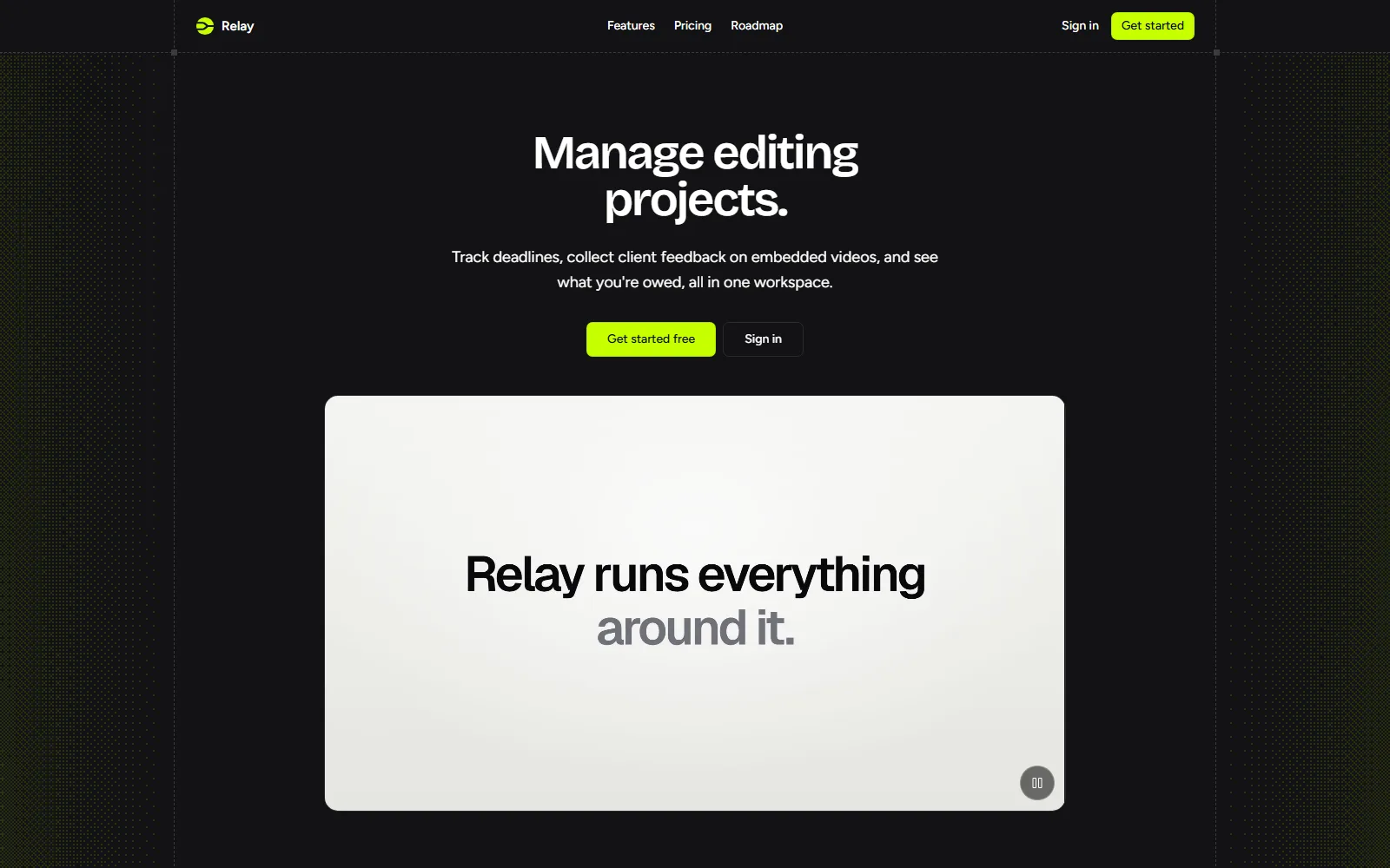 Relay project preview